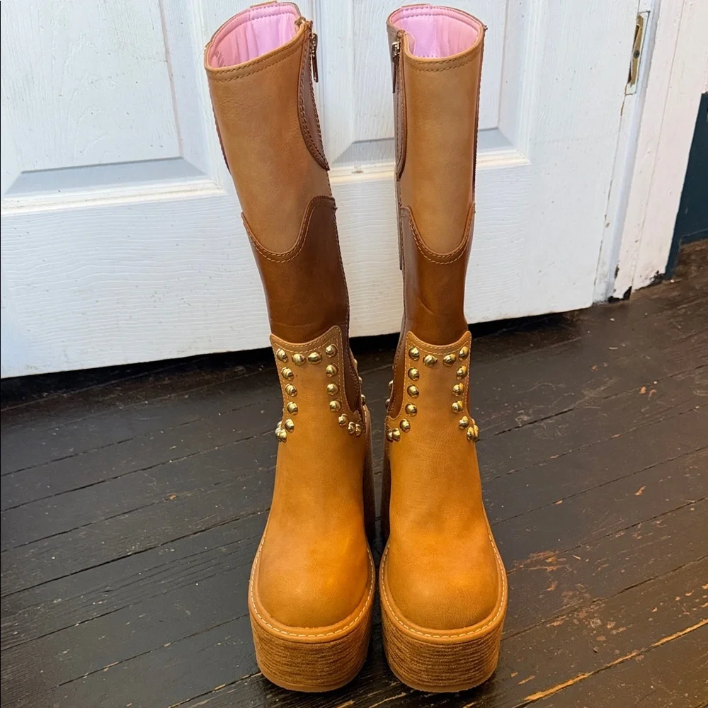 Dolls Kill Superstar Status Platform Bratz Boots - Picture 5 of 9